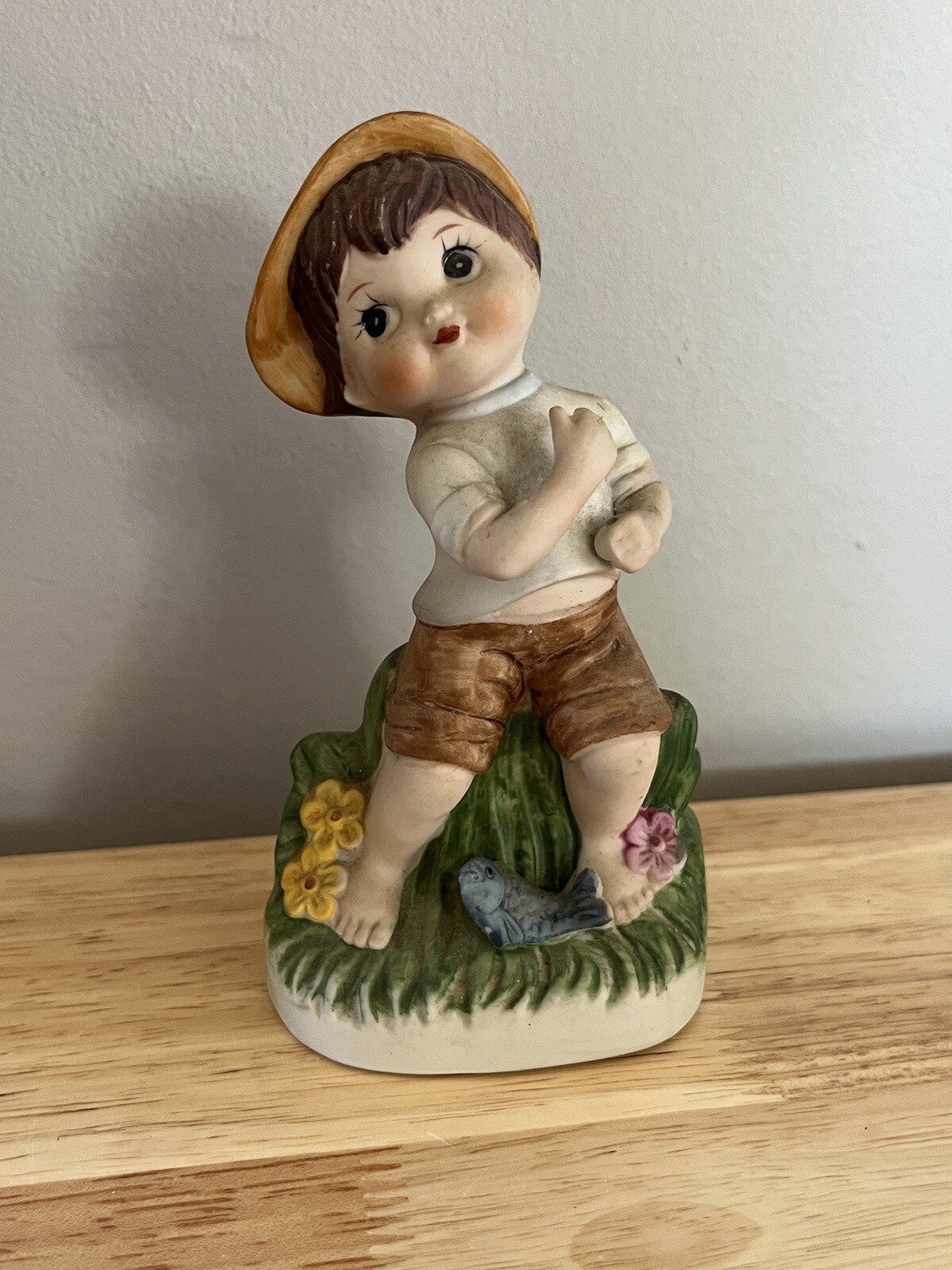 Young Boy ceramic figurine – 5″ tall