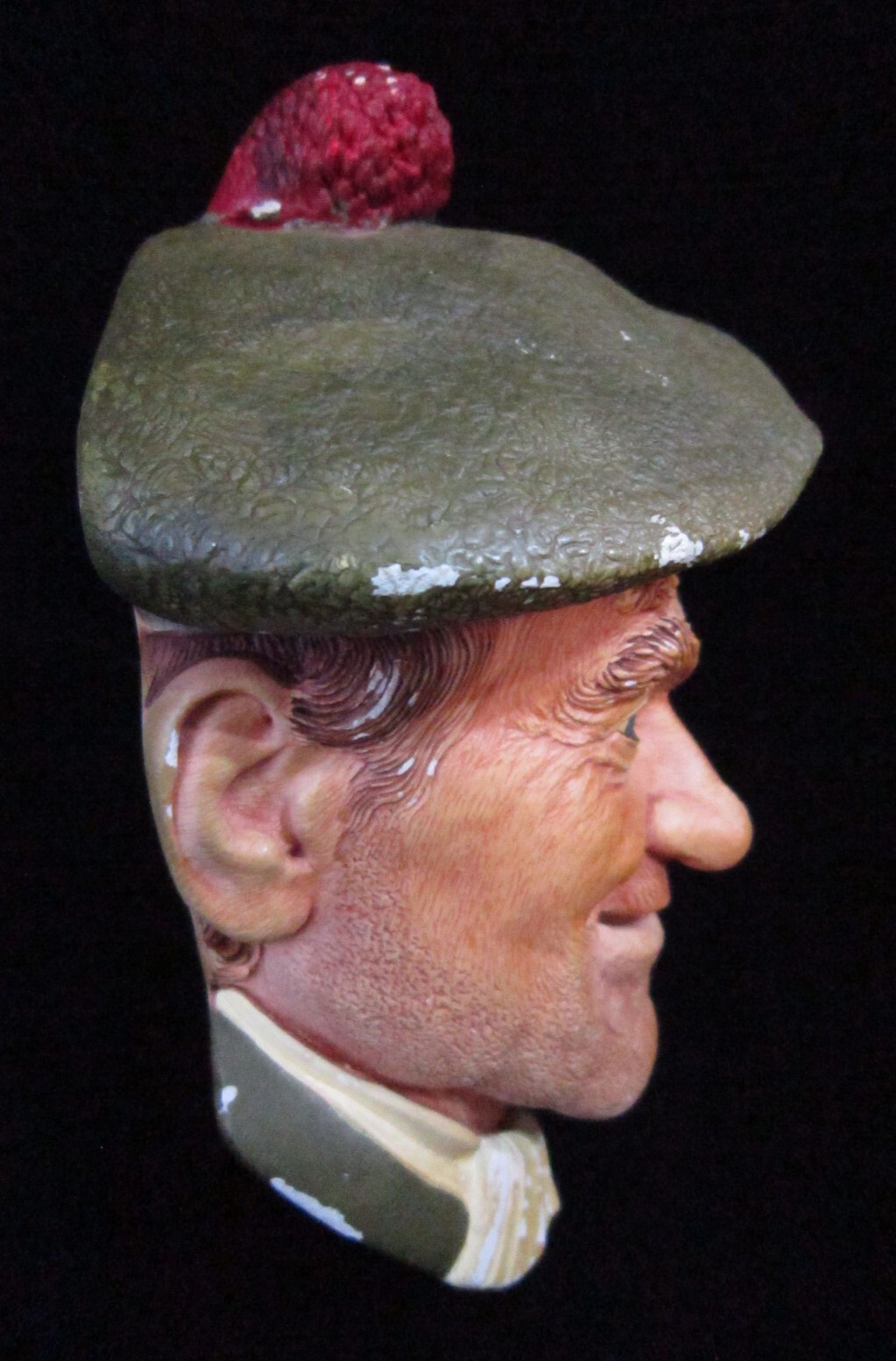 Vintage Bossons Chalkware Head “JOCK” the Scotsman ©1969 Great Britain 3D Decor