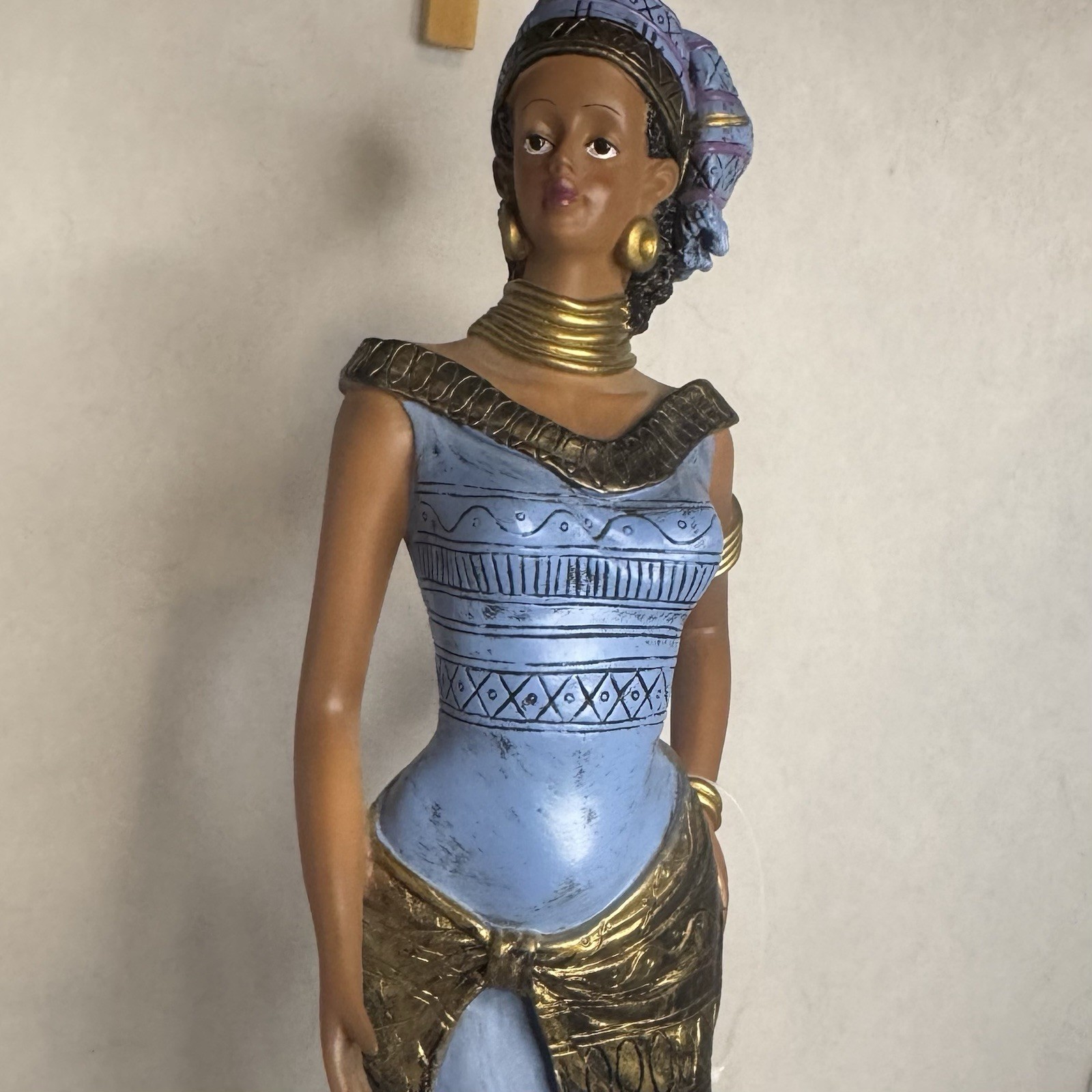 Home Interiors Imani Resin Figurine Statue 2002 11541-02 New 11 Inches Tall