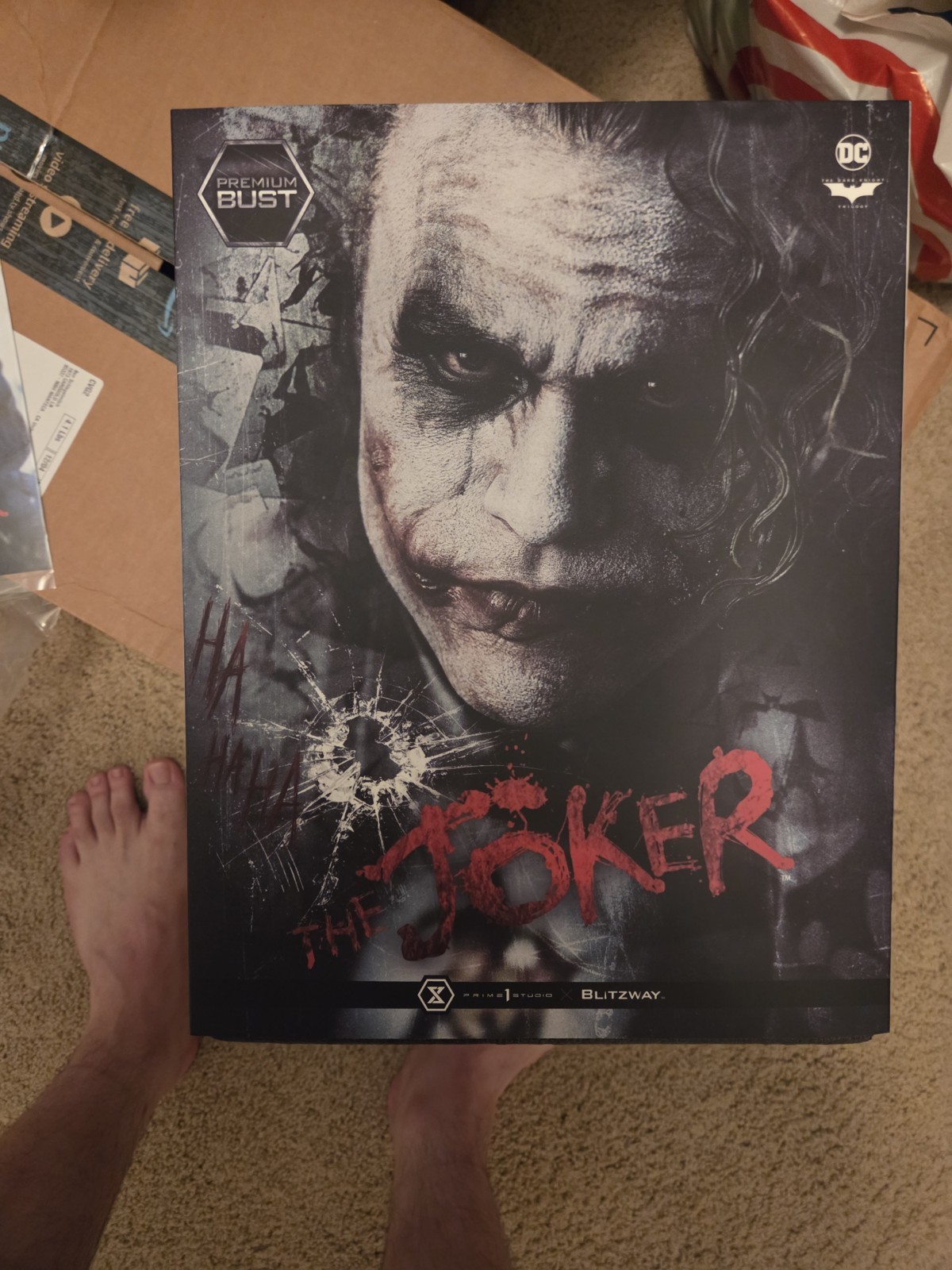 Prime 1 Studio & Blitzway JOKER Limited Heath Ledger Bust – New #2257 of 3800