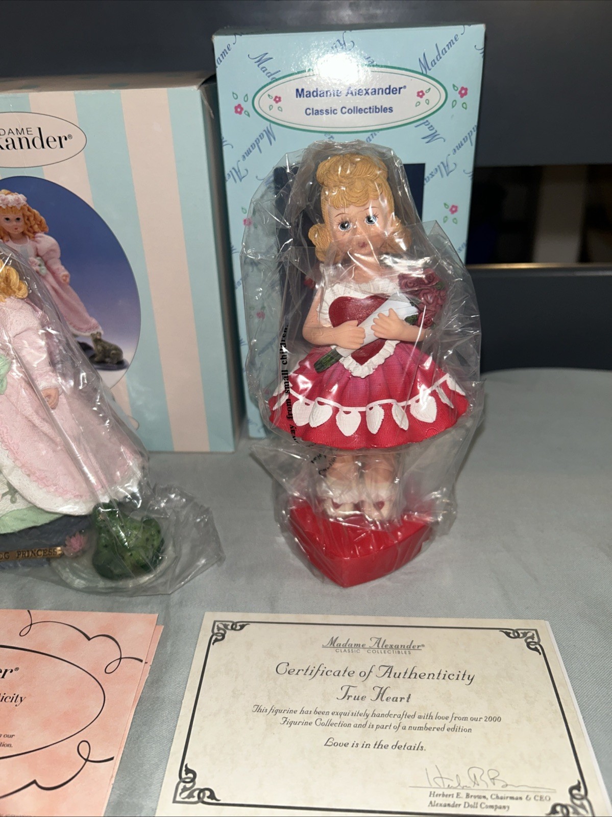 Madame Alexander Figurines “The Frog Princess” “True Hearts” Mint