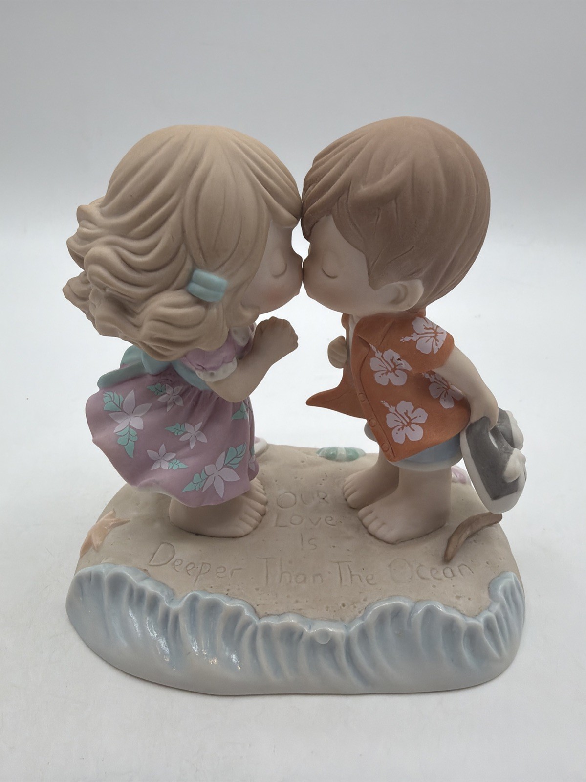 Precious Moments “Our Love Is Deeper Than The Ocean” #183001 Tropical Beach