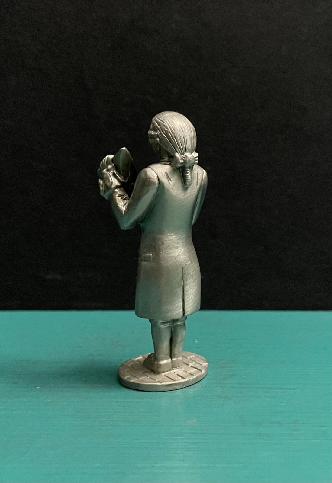 Pewter Colonial George Washington Commander Revolutionary War Mini Art Figurine