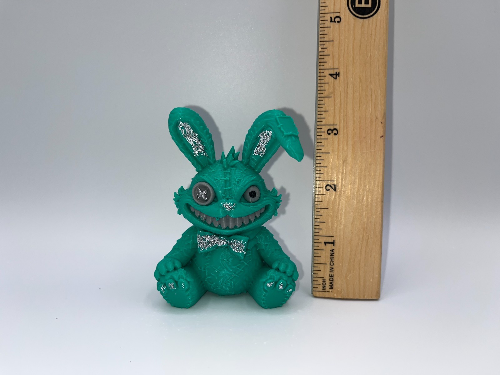 3D Print 2 Color Scary Rabbit Figurine