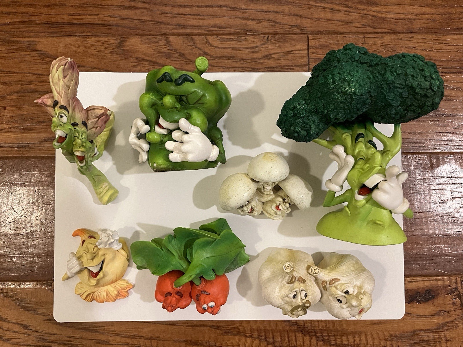 Gigglin Groceries Anthropomorphic VTG Vegetables by Jack Graham – Lot of 7