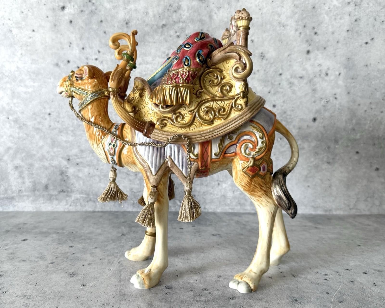 Fitz & Floyd Nativity Camel Babylonian Standing 11.5″ 19/206 In Box MINT