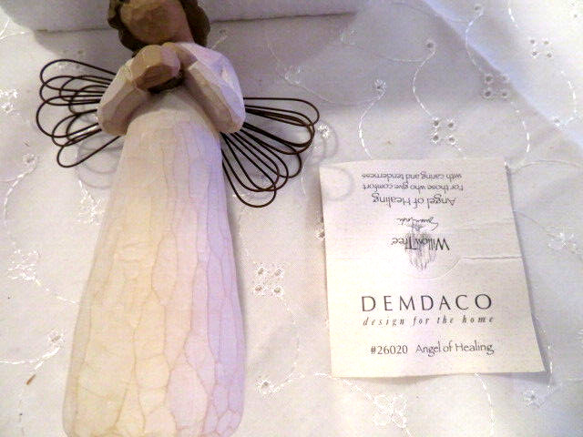 Susan Lordi-ANGEL OF HEARING-“For those that give Comfort”-Vtg-1999-Willow Tree-