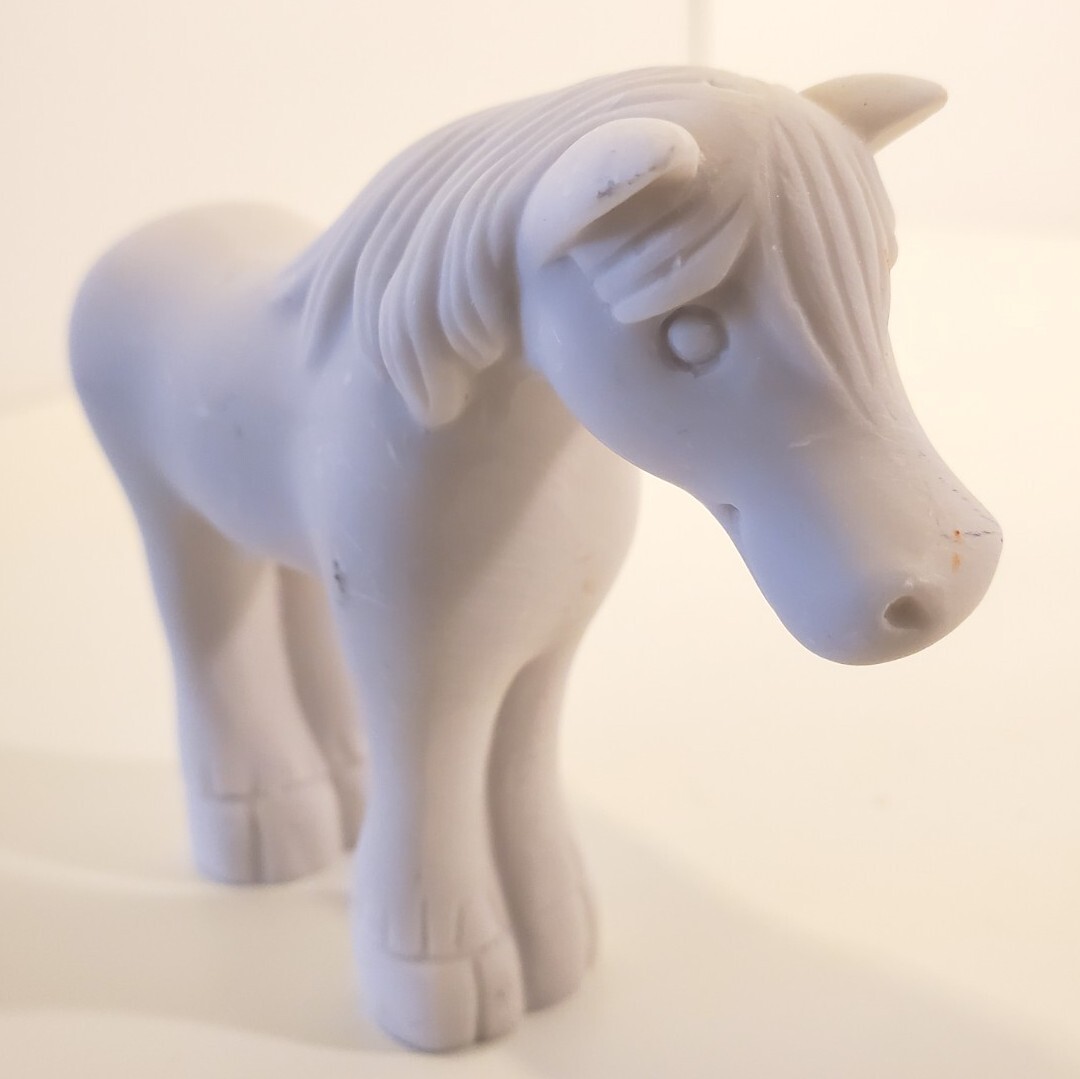 White Bisque Soapstone? Miniture Horse Figurine Ready To Paint Or Not 4″ x 3.25