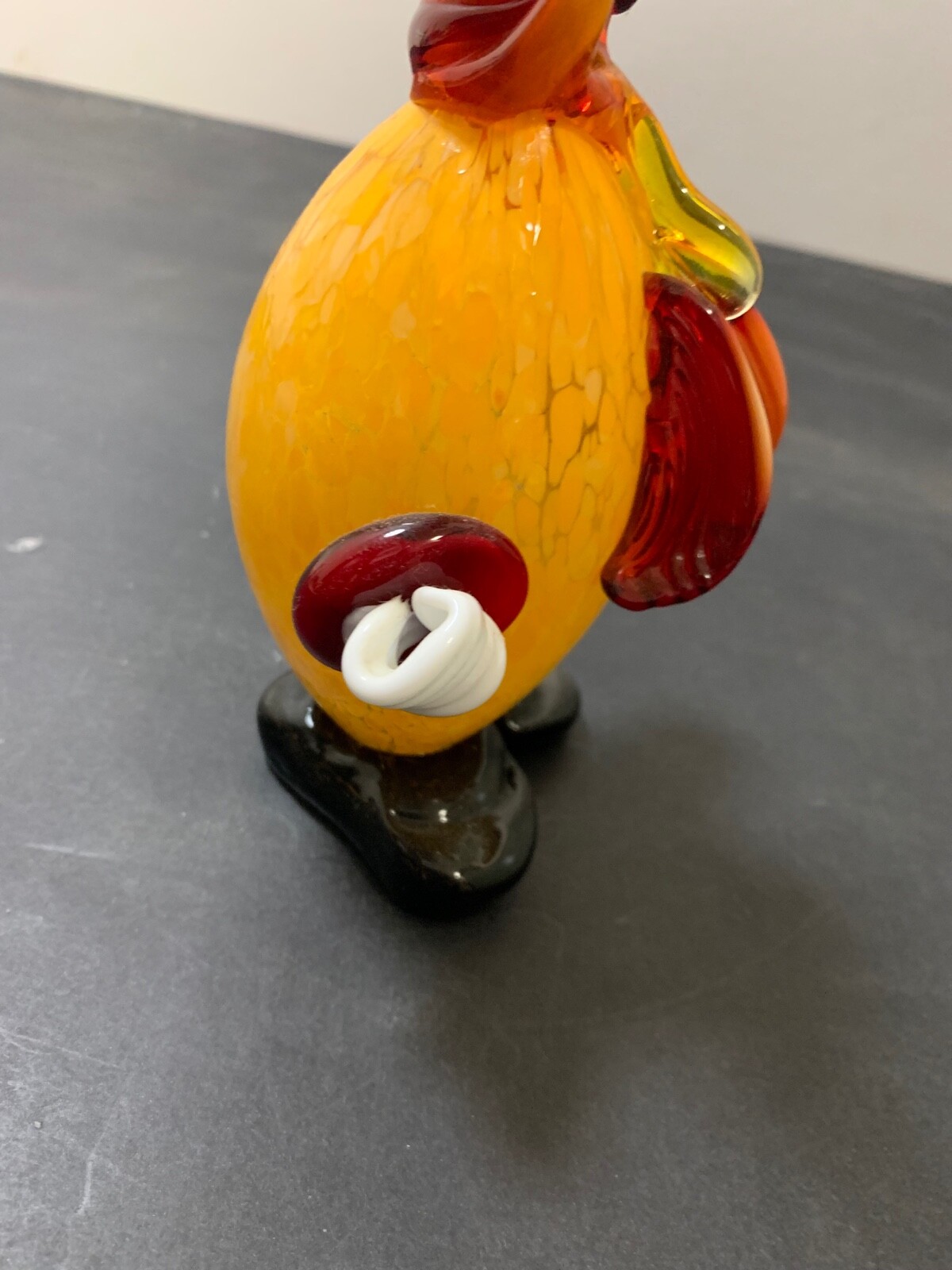 Vintage Murano Glass Clown Figurine. Hand Blown Glass. 1960-1969.