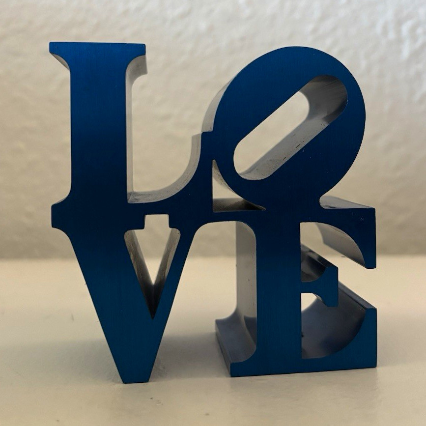 Indianapolis Museum of Art Robert Indiana LOVE Authorized Blue Metal 2011