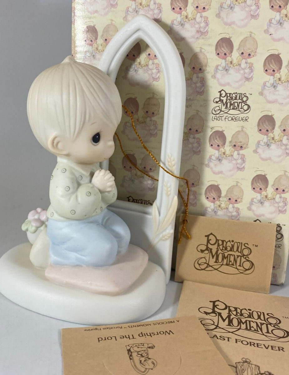 Precious Moments 1991 Worship The Lord (Vessel) 102229, NEW