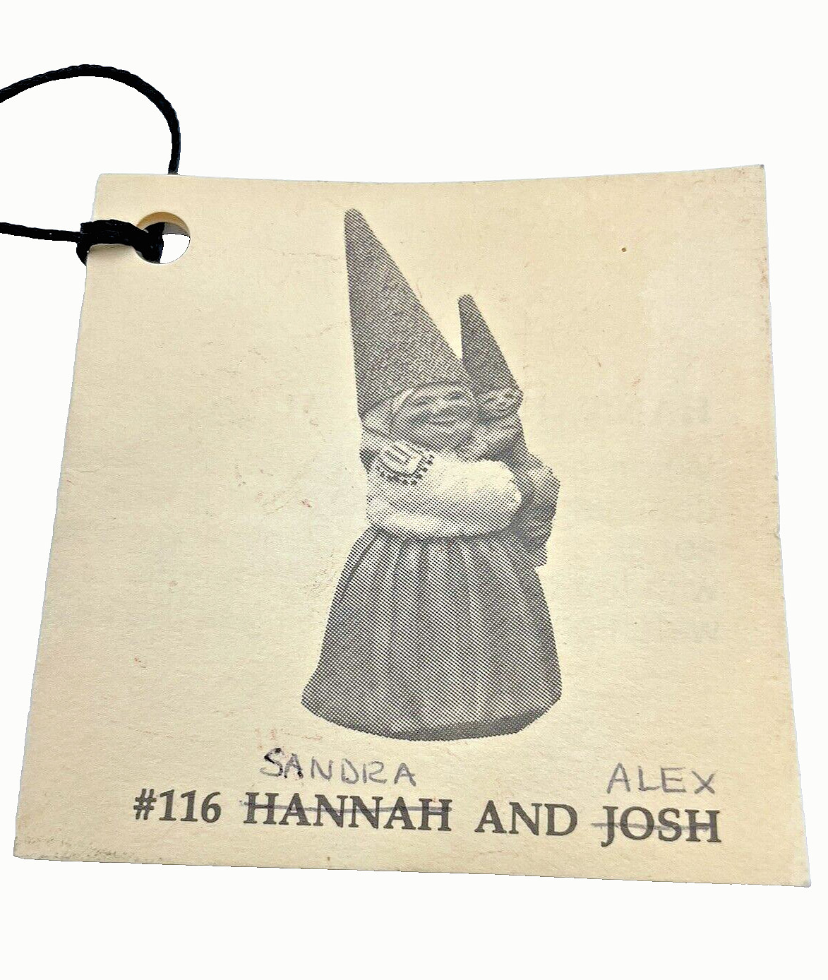 Hannah and Josh Vintage 1988 Artina Gnome Poortvliet Figurine 1st Edition #116