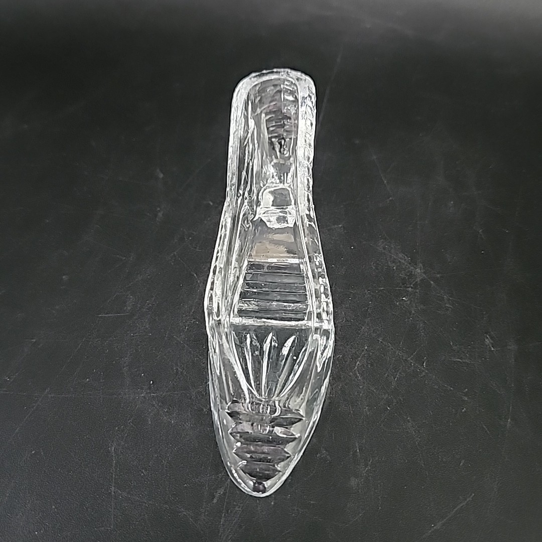 Crystal High Heel Slipper Decoration Lead Crystal 5 Inches Cinderella