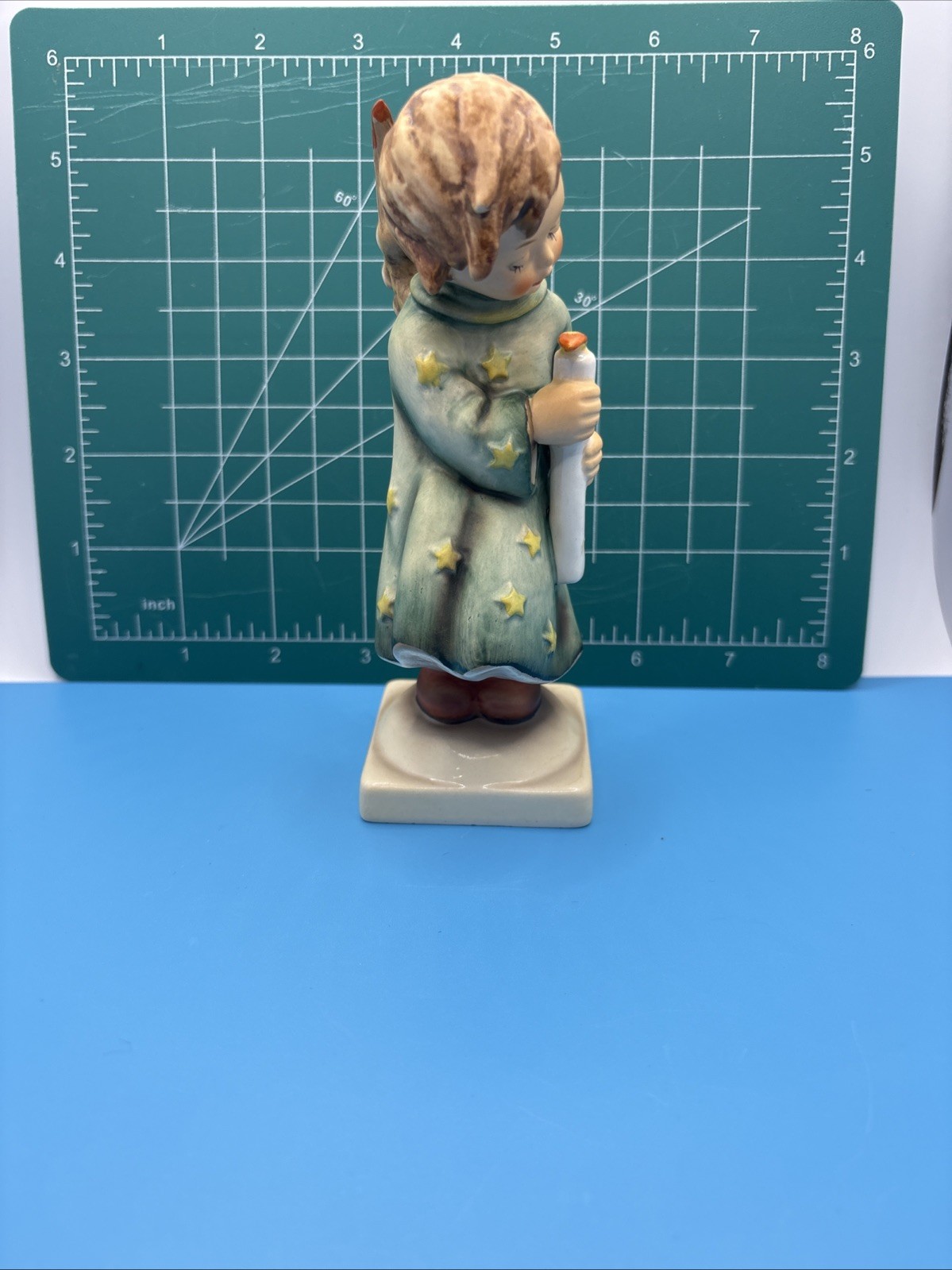 Goebel Hummel “Heavenly Angel” w/ Candle Porcelain Figurine W. Germany