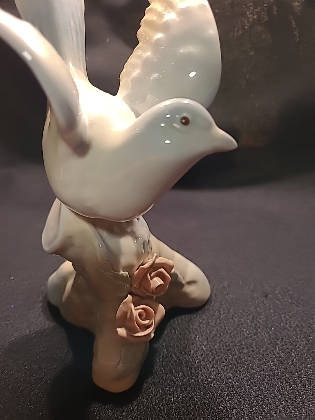 Valencia Porcellanas Miquel Requena Porcelain Bird Dove Pigeon Made In Spain