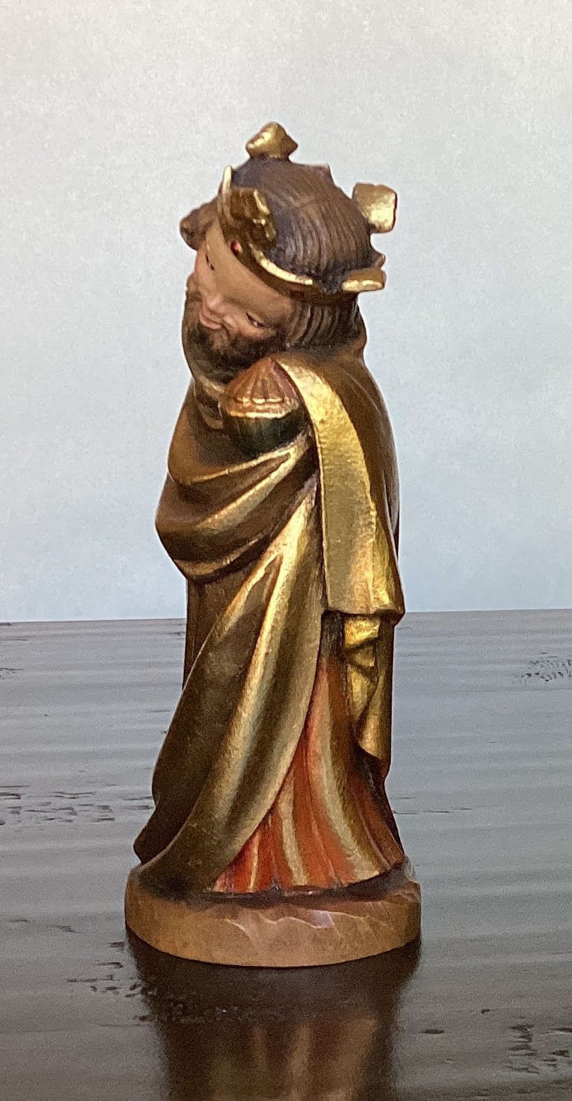 6″ SCALE ANRI FERRANDIZ NATIVITY KING BALTHAZAR WOODCARVING WISEMAN