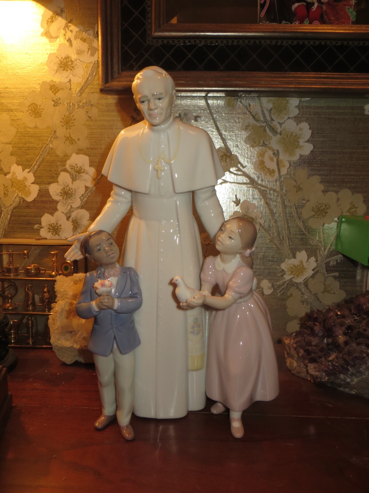 Lladro 1825 Pope John Paul II – Ltd Ed w/ Box, Perfect #986/2500 Signed & Numb