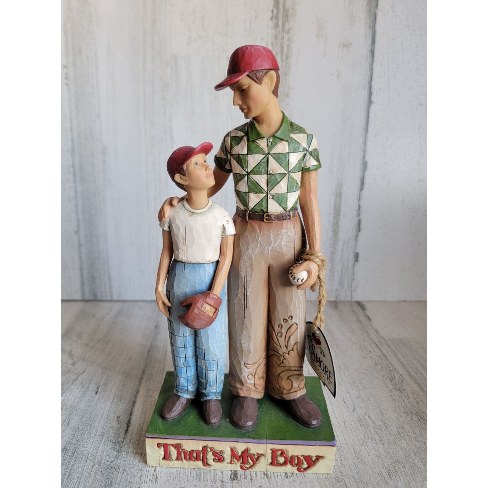 ChriJim Shore father son that’s my baby figure decor