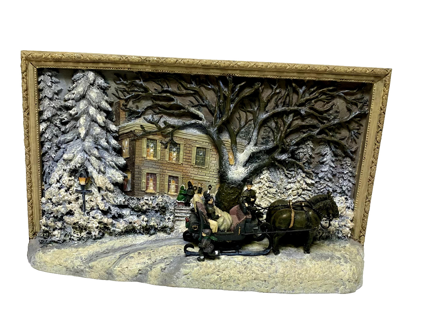 Reco 3D Wall Art Decor Winter Welcome DR Laird Mini Views Collection Christmas