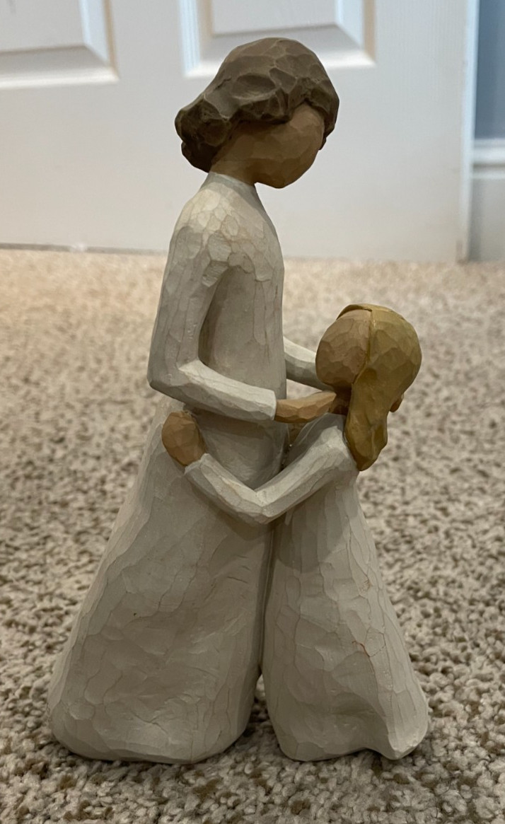 Willow Tree Figurine Mother and Daughter Demdaco Susan Lordi 2000, EUC