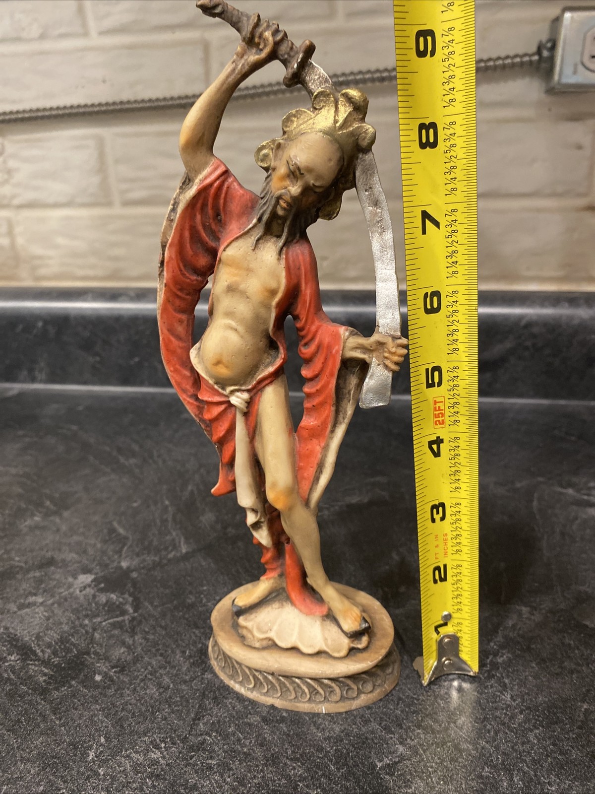 Lot Of 9 Various Vintage Mid Century Fontanini Resin Figurines Depose Italy~Look
