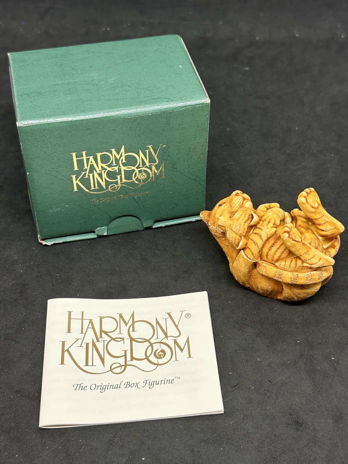 HARMONY KINGDOM Of the Same Stripe – Tigers Figurine TJTI NEW BOX 1993