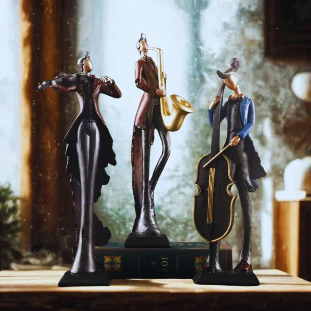 Vintage Musical Instrument Figurines (1 Piece)