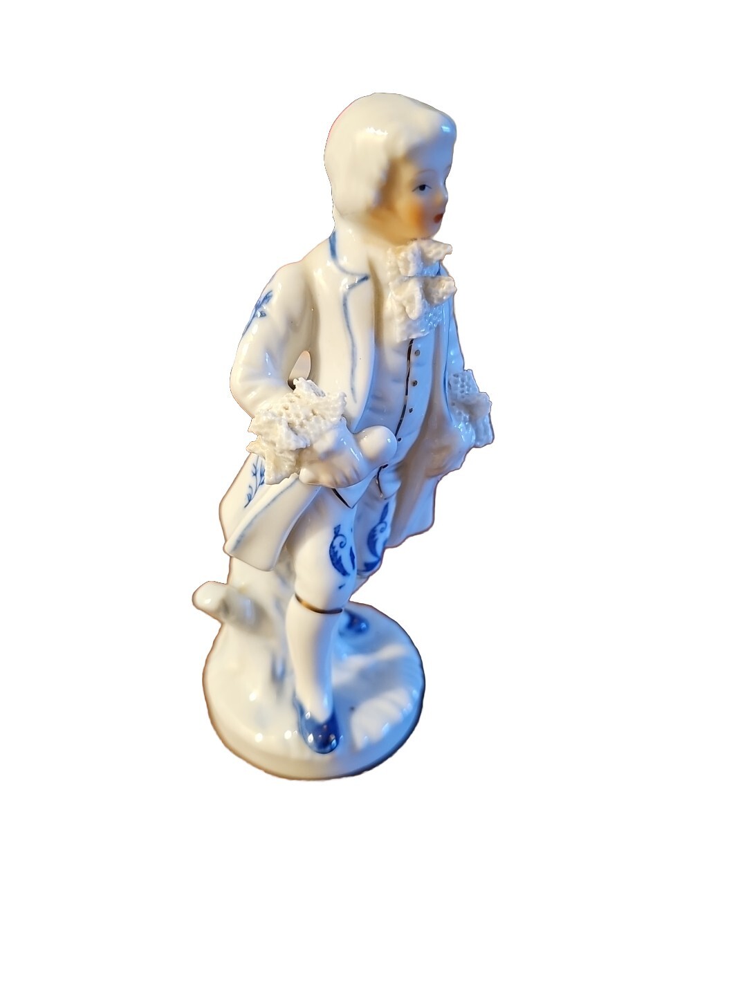 Vintage 1940’s CZECH Porcelain Male Victorian Figurine