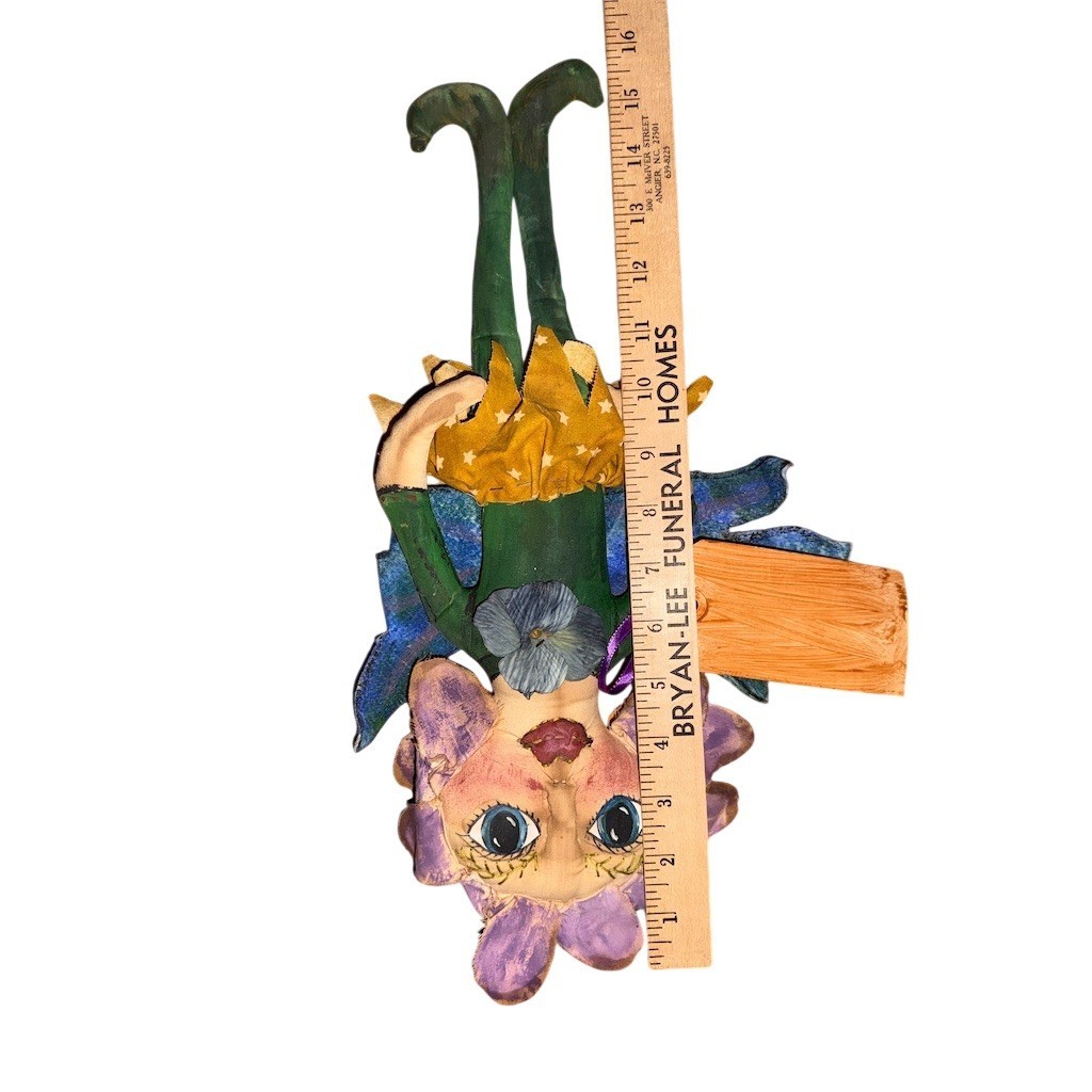 Jo Ellen Lauren BeFruitful Kreations signed Flower Fairy Art Doll Figurine 24”