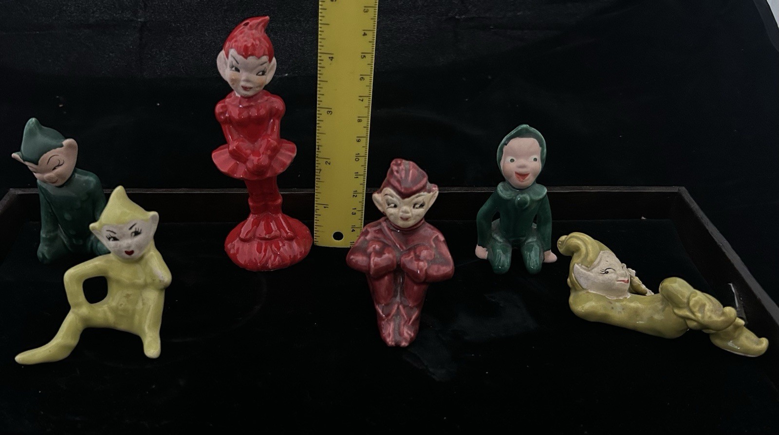 Lot Of 6 1950’s mostly Gilner Pixie Elves