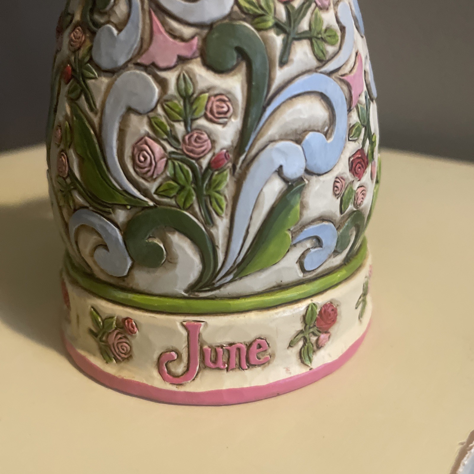 JIM SHORE ANGEL June Rose Pearl (c) 2008 #4012555