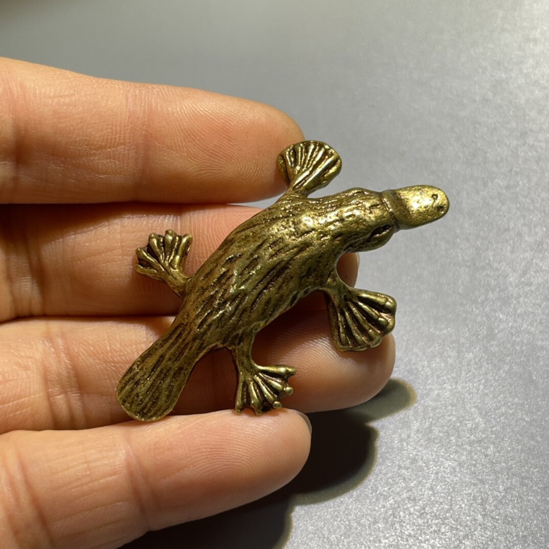 Pure Copper Platypus Small Animal Decorative Small Ornaments
