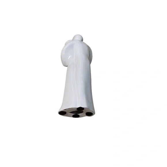 Handmade Sentimental Porcelain Family Sculpture Depicts Father Mother & Child