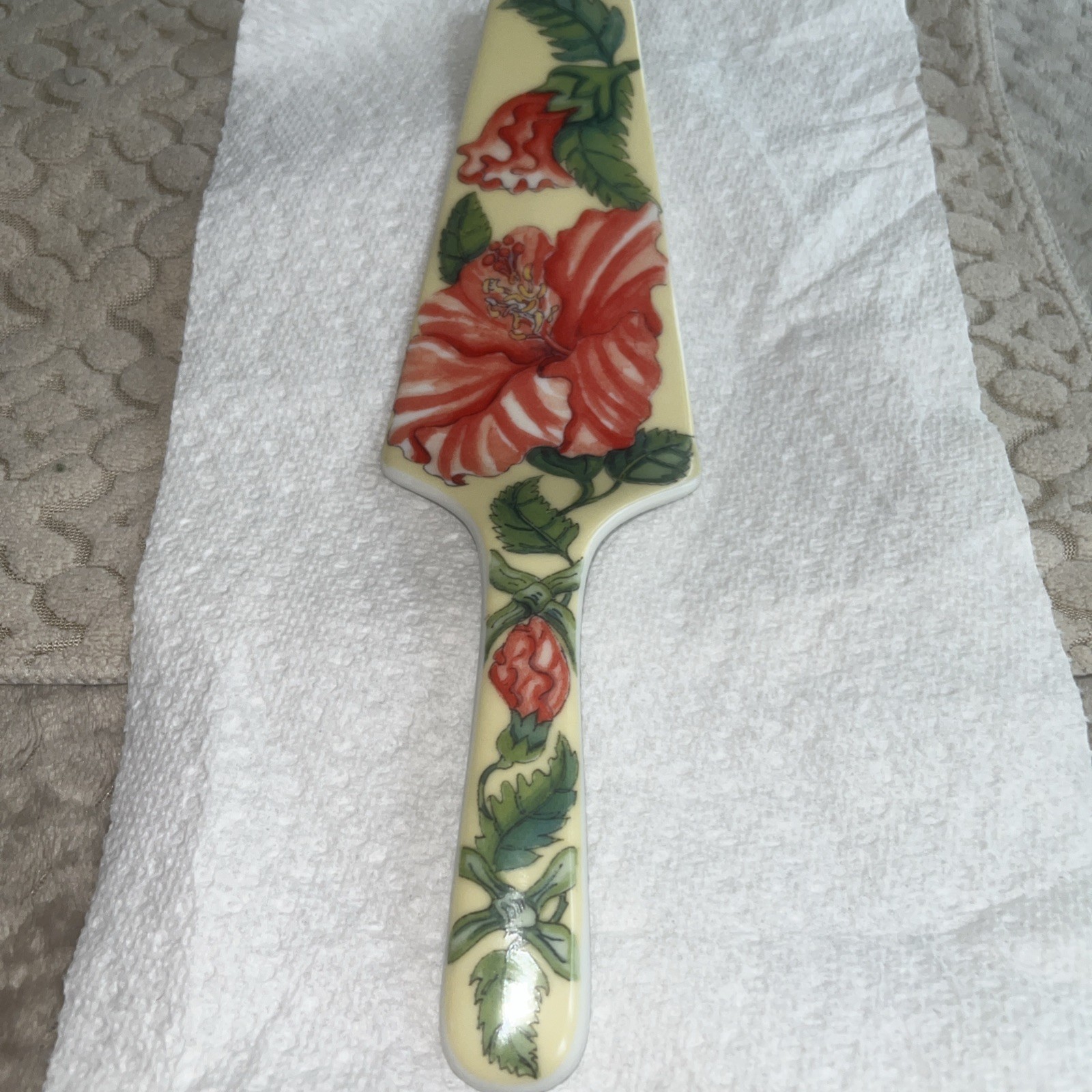 ANDREA BY SADEK HUMMINGBIRD COLLECTION 10″ CAKE PIE SERVER Made in Japan READ