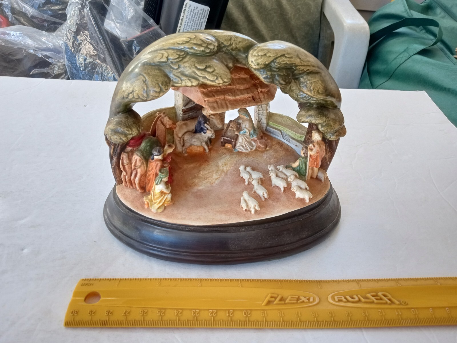 Sebastian Miniatures Nativity Scene Figurine Prescott W. Baston Hand Painted