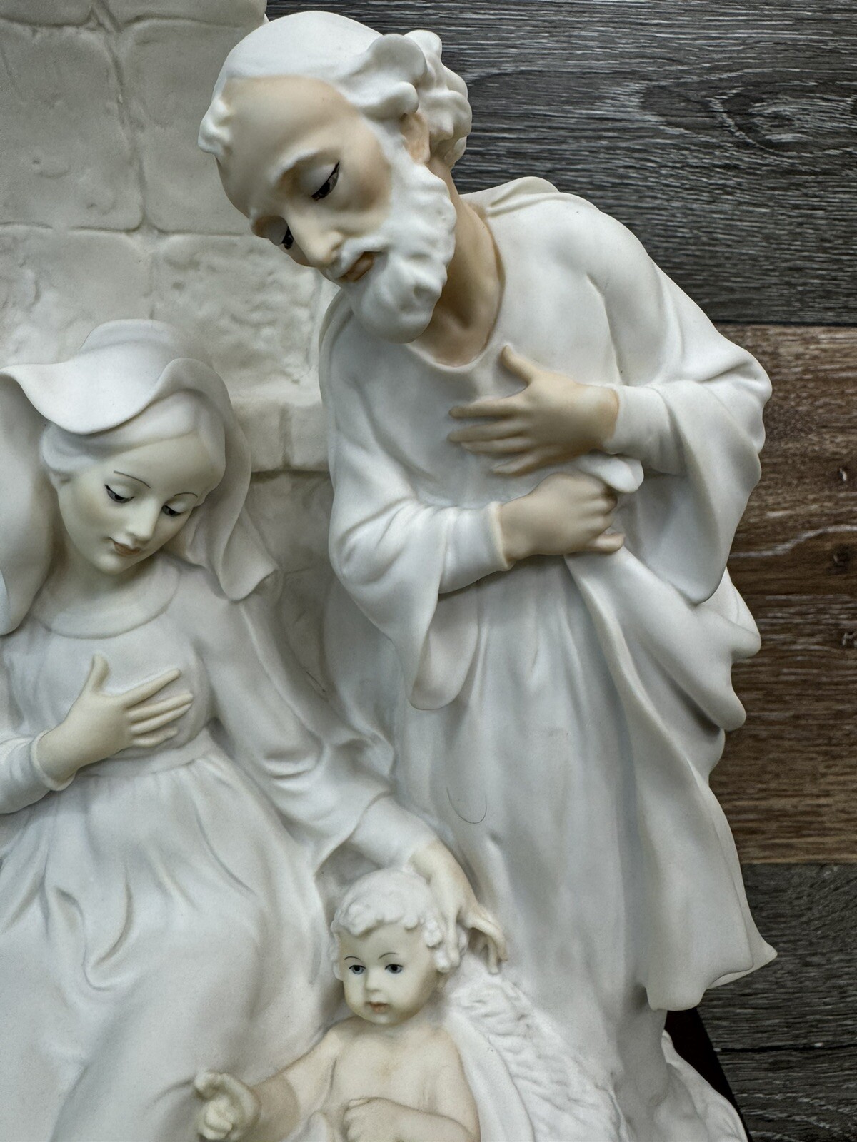 Vintage Giuseppe Armani Nativity Sculpture Florence d’Arte Studio Italy 12.5×10”