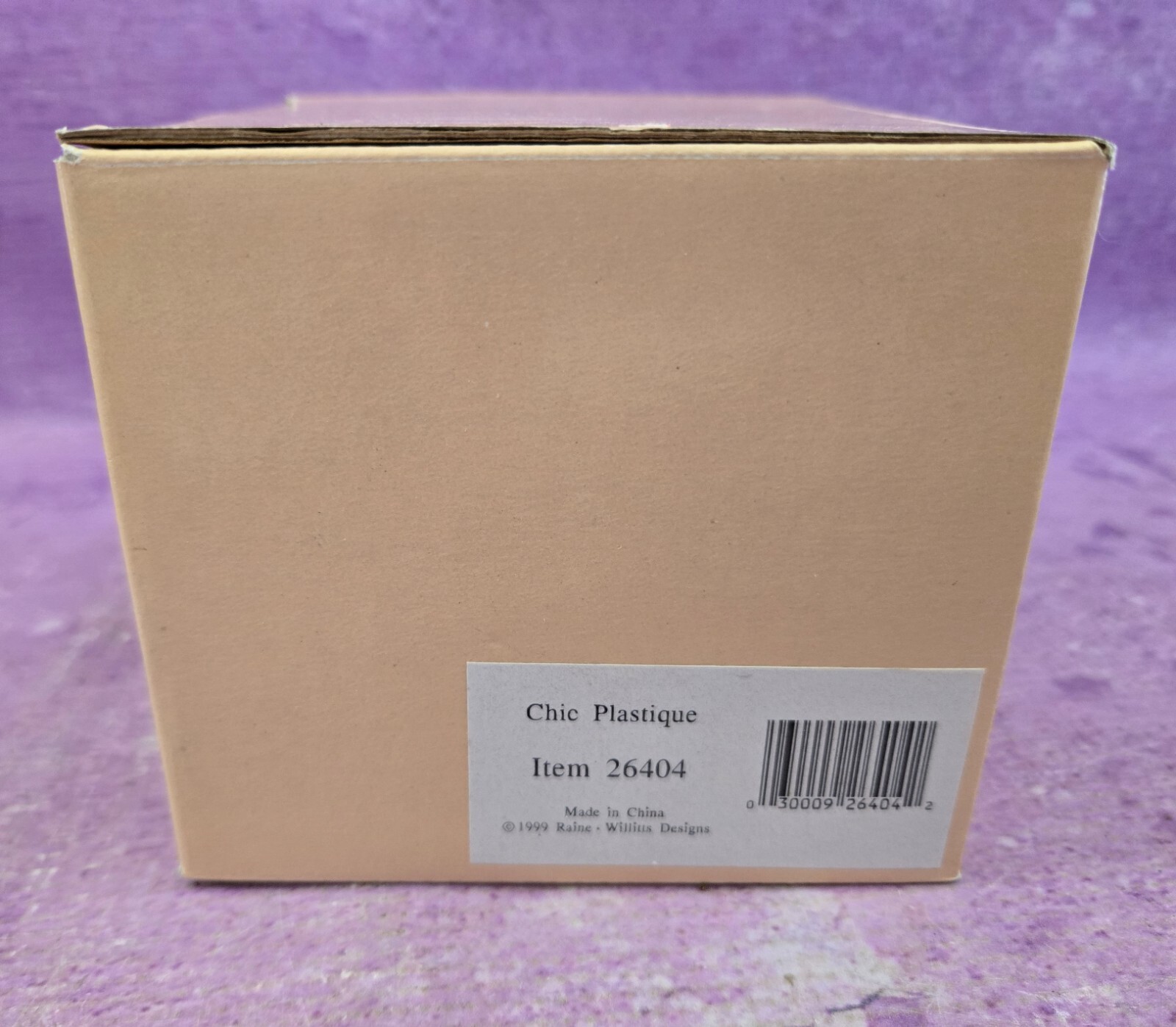 RAINE CHIC PLASTIQUE Just the Right Style 26404 Purse Figurine 2pc 1999 in Box