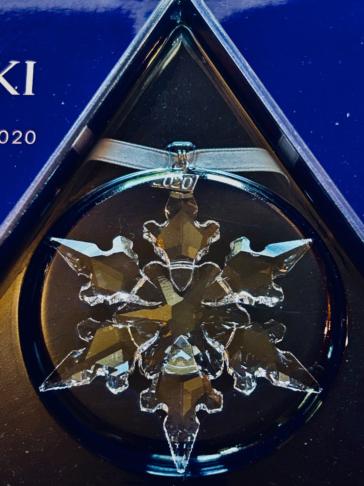 Swarovski 2020 Annual Edition Snowflake Ornament MINT Original Card/Sealed Box