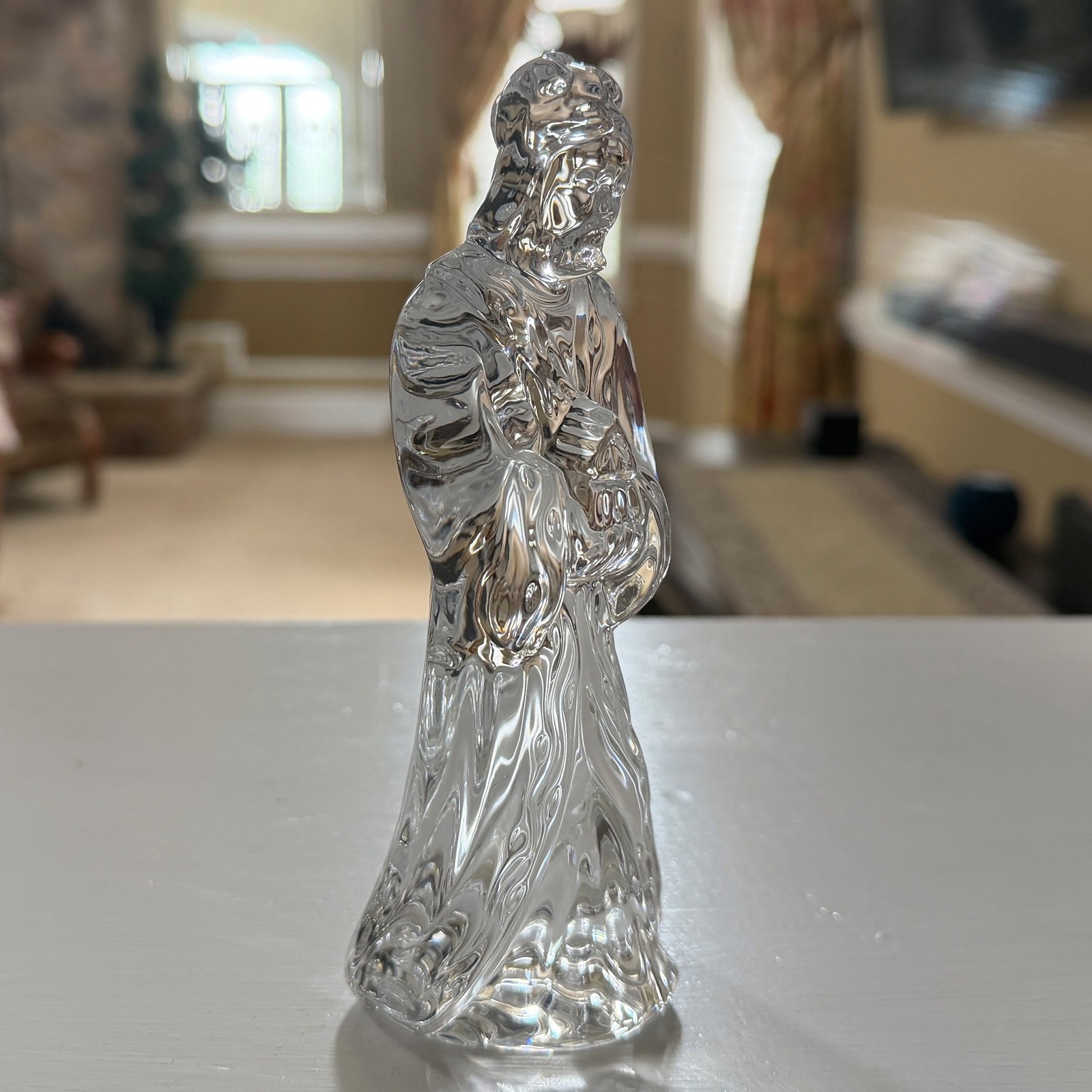Waterford Crystal GASPAR 3 Kings Wise Men Magi Nativity Figurine He’s Mint MIB