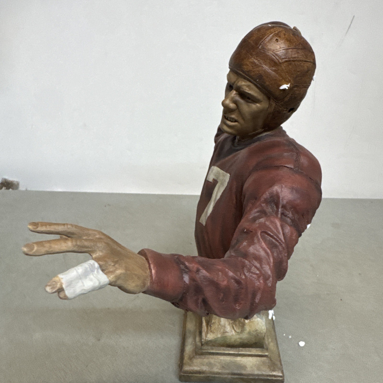 First & Goal Football Small Sculpture by Arich Harrison – Mill Creek Studios