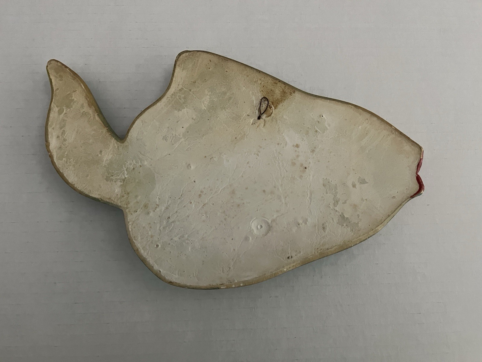 Vintage 60’s Miller Studio Chalkware Fish Anthropomorphic Blue Pink 9” W/Kids