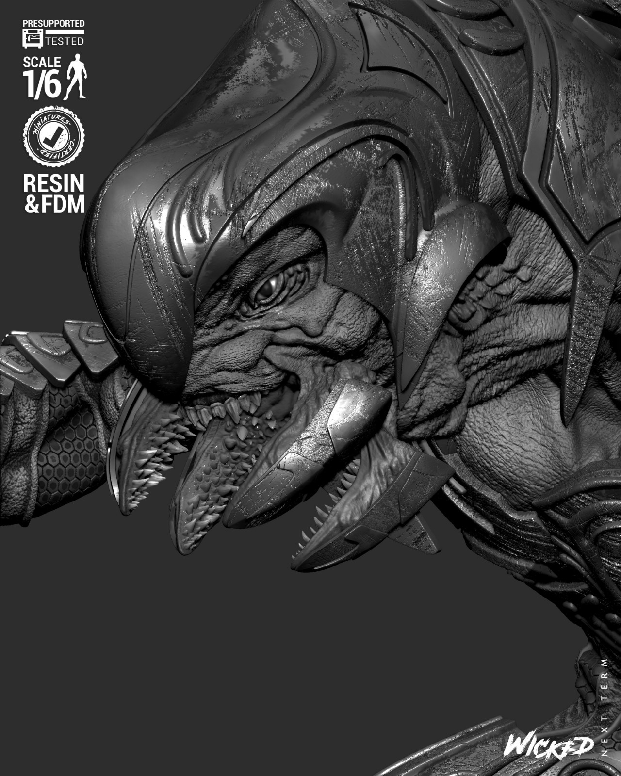 The Arbiter – Halo 1/6 Scale Figure Statue 3D Print Model Kit Unpainted