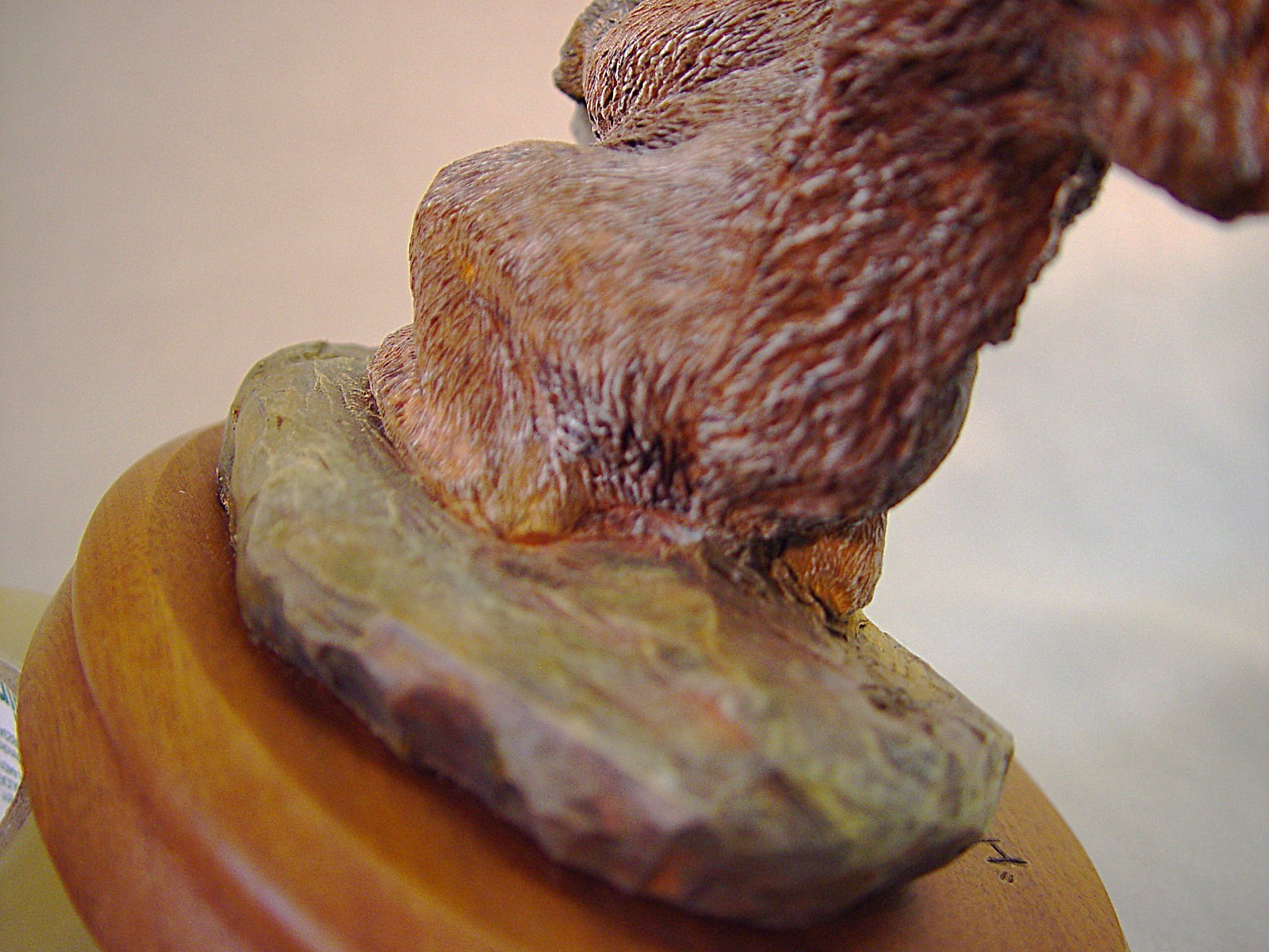 Original Caricature Wood Carving of a Squirrel by CCA Carver Desiree Hajny