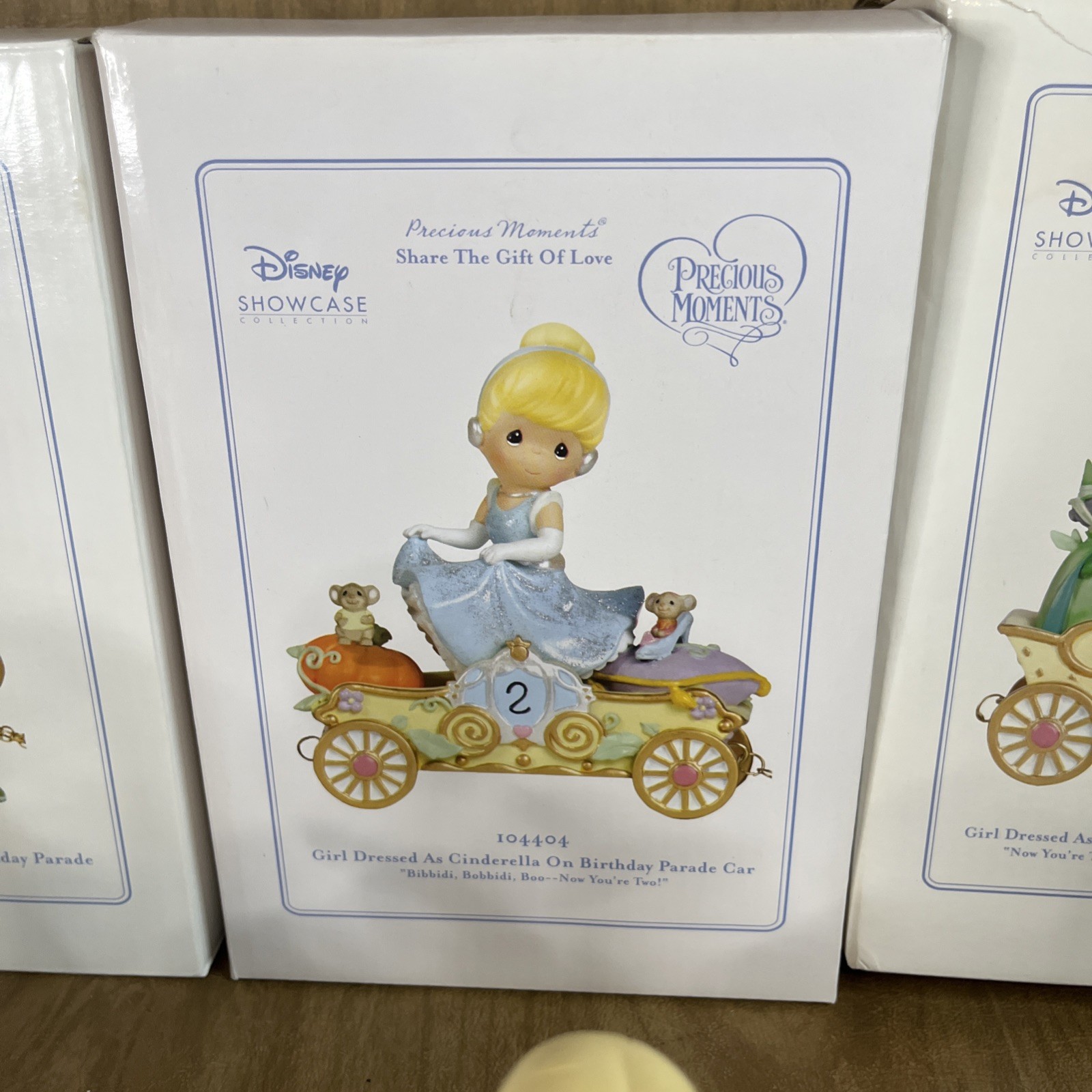 Precious Moments Disney Showcase Princess Birthday Parade Set 1-10 & Prince