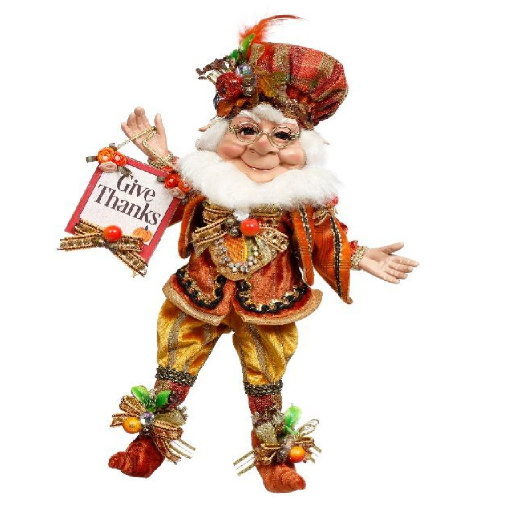 Mark Roberts 51-64048 Giving Thanks Elf Small 11 Inches