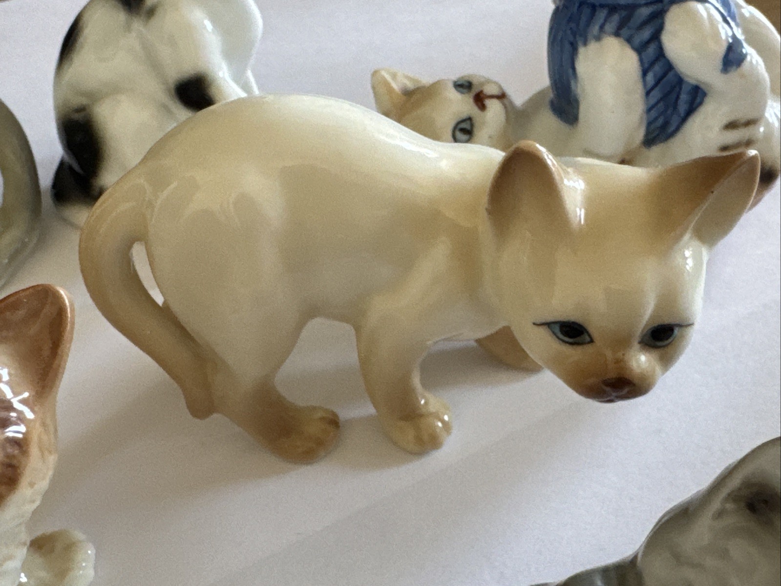 Vintage Danbury Mint Cats Of Character Collection Porcelain Figurines Lot