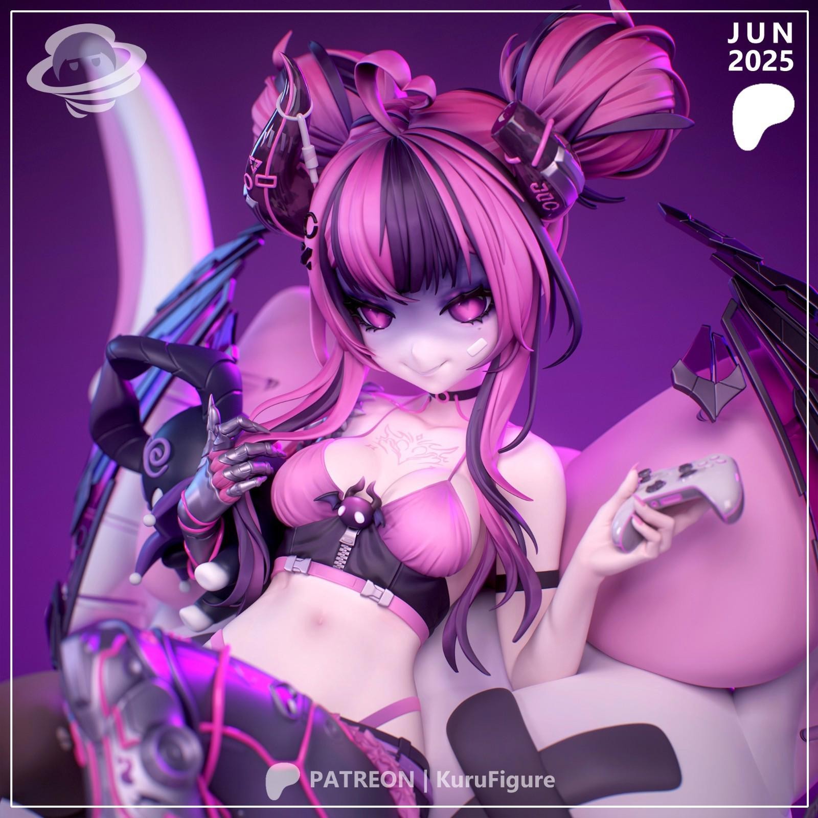 Ironmouse Garage Kit | VTuber Anime Figure | 1:8 Resin Fan Art by Kurufigure
