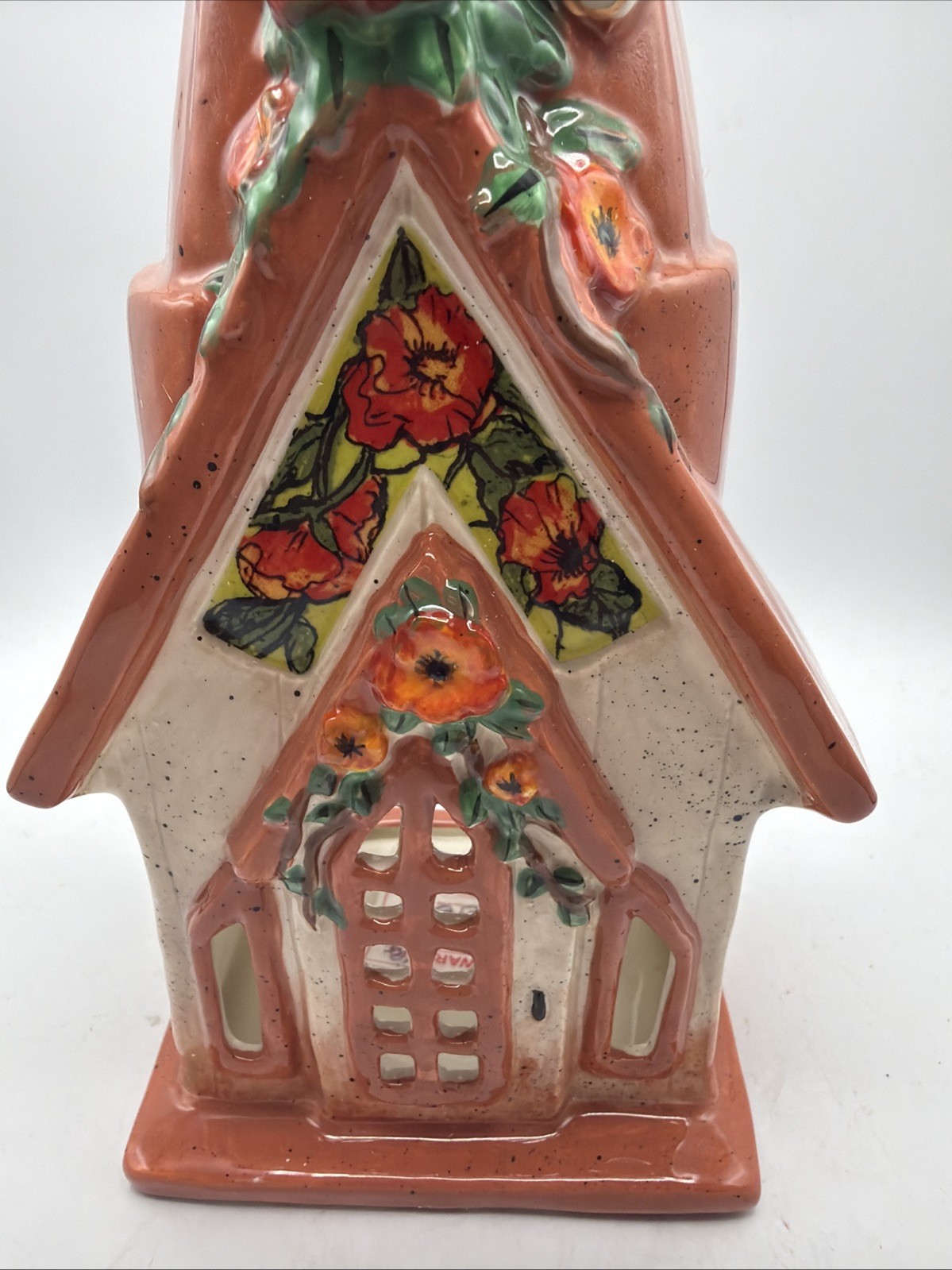 BLUE SKY CLAYWORKS EASTER Church Faith Virtue Church Candle House New 12 1/4” H
