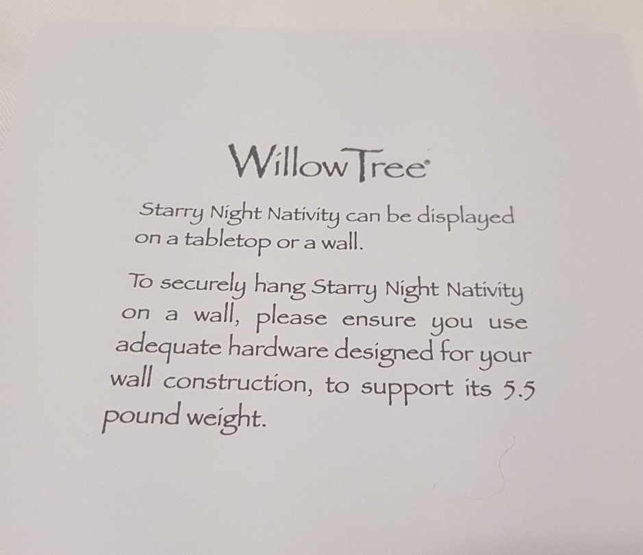 Willow Tree Starry Night Nativity #27370 – 2014 New W/ Box FREE SHIPPING 5.5LB