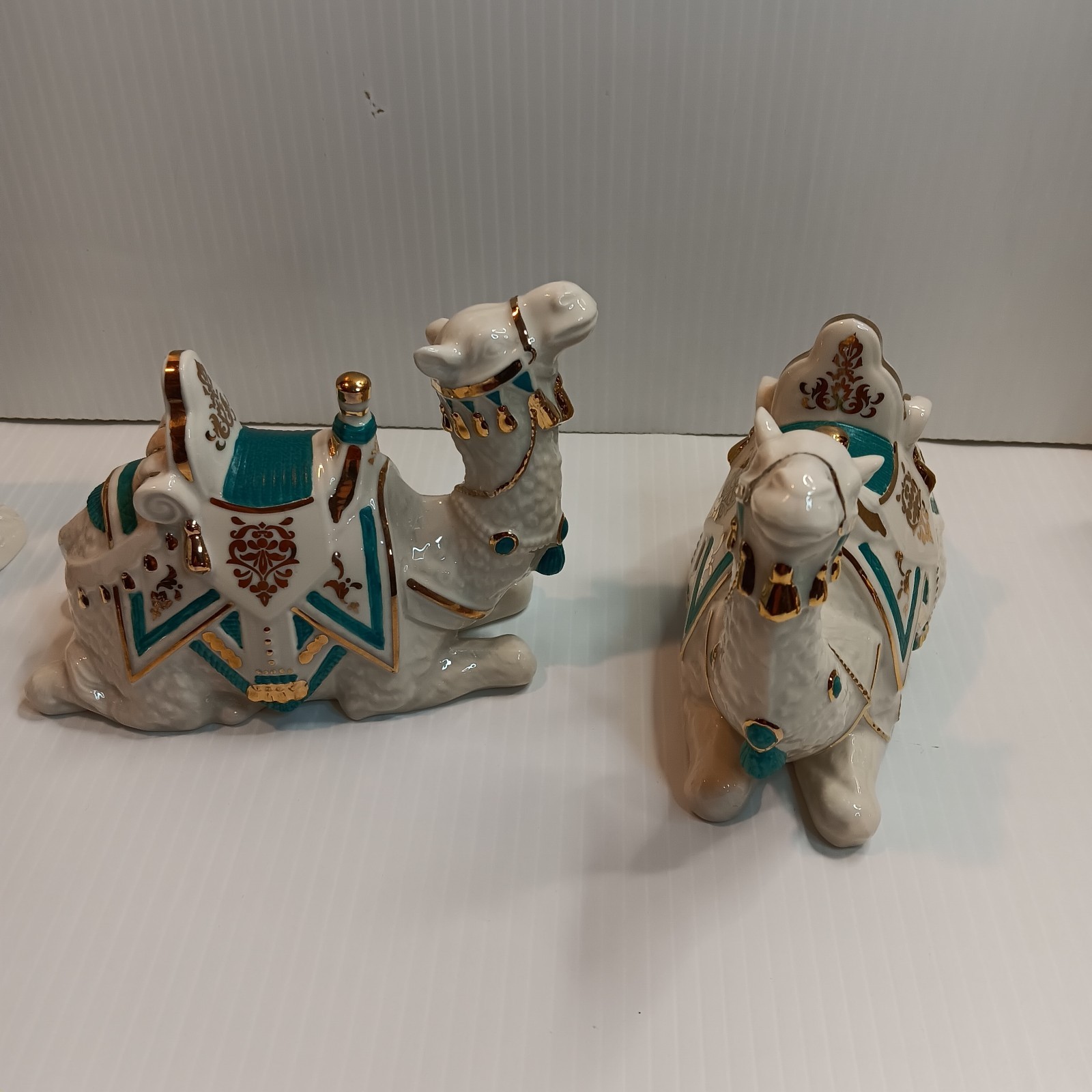 Lenox XMAS First Blessing Nativity 7pc LOT CAMELS LLAMA SHEEP STAR GIRL BOY AB